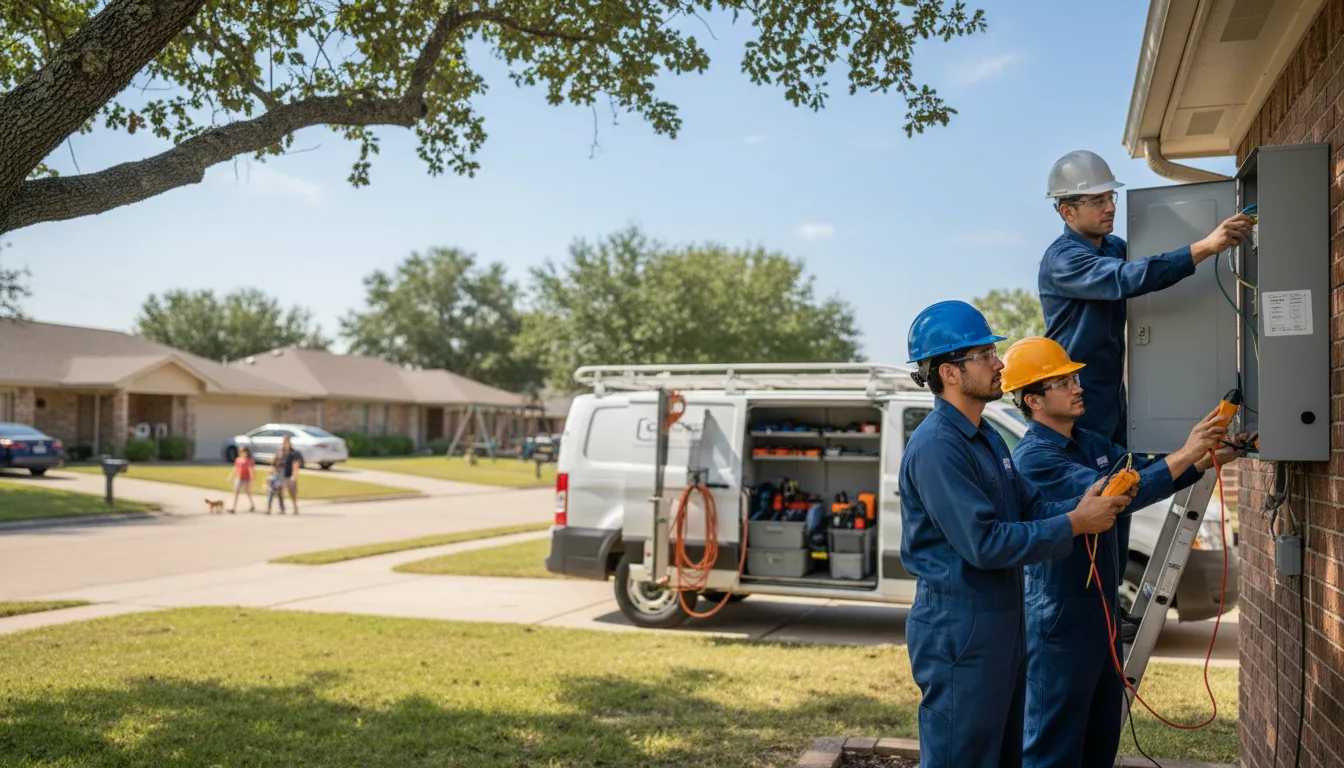 Certified electrician providing emergency electrical services in Pleasant Shade, TN